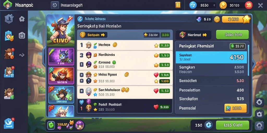 Sistem hadiah yang menggiurkan untuk setiap pemain.
