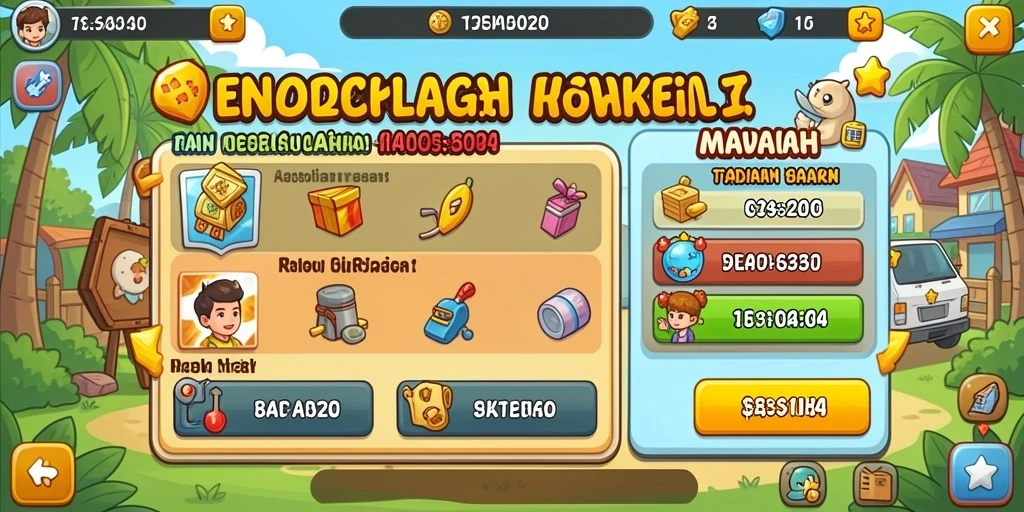Lingkungan permainan yang detail dan immersive.